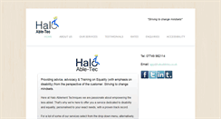 Desktop Screenshot of haloabletec.co.uk