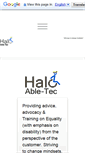 Mobile Screenshot of haloabletec.co.uk